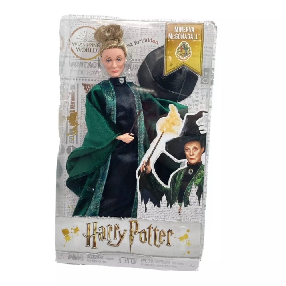 RARE Minerva McGonagall Doll Harry Potter Doll RETIRED New In Box 2018 Mattel